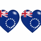 r8654 drapeau cœur Cook