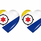 r8630 drapeau cœur Bonaire