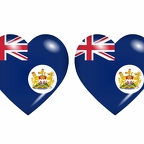 r8698 drapeau cœur HK old