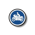 PR 1676 moto panneau