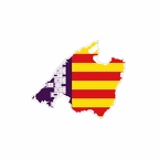 r9945 sticker carte mallorca