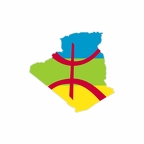 r9917 sticker carte berber algerie
