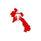 r9901 sticker carte laos old