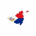 r9889 sticker carte saint martin
