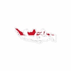 r9870 sticker carte indonesie