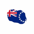 r9860 sticker carte cook island
