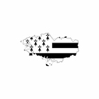r9991 sticker carte bretagne