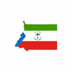 r9867 sticker carte guinee equatorial