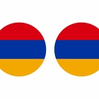 r9845 Armenie flag rond