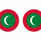 r9939 Maldives flag rond