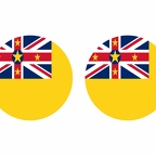 r10149 NIUE flag rond