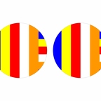 r10133 Bouddhiste flag rond