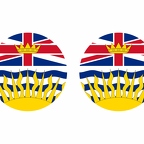 r10112 Colombiebritannnique flag rond