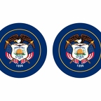 r10103 Utah flag rond