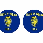 r10095 Oregon flag rond