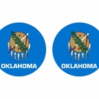 r10094 Oklahoma flag rond
