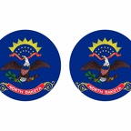 r10093 Northdakota flag rond