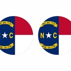 r10092 Northcarolina flag rond