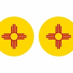 r10090 Newmexico flag rond