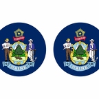 r10080 Maine flag rond