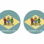 r10070 Delaware flag rond