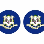r10069 Connecticut flag rond
