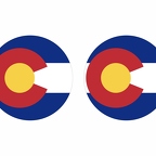r10068 Colorado flag rond