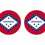 r10066 Arkansas flag rond