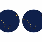 r10064 Alaska flag rond