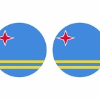 r10047 Aruba flag rond