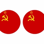 r10031 Urss flag rond