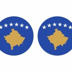 r10030 Kosovo flag rond
