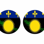 r10029 Guadeloupe flag rond