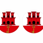 r10023 Gibraltar flag rond
