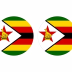 r10022 Zimbabwe flag rond