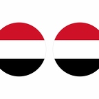 r10020 Yemen flag rond