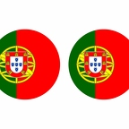 r9974 Portugal flag rond
