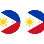 r9971 Philippines flag rond