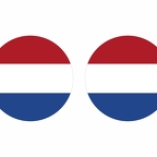 r9969 Paysbas flag rond