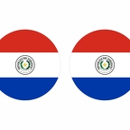 r9968 Paraguay flag rond