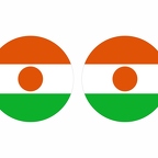 r9957 Niger flag rond