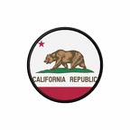 PR 10067 Californie flag rond