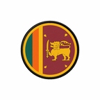 PR 9996 Srilanka flag rond