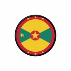 PR 9900 Grenade flag rond