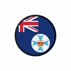 PR 10186 queensland flag rond