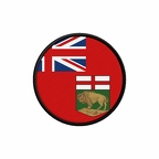 PR 10114 Manitoba flag rond