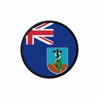 PR 10055 Montserat flag rond