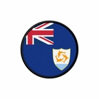 PR 10051 Anguilla flag rond
