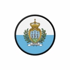 PR 9983 Stmarin flag rond