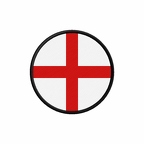 PR 10215 angleterre flag rond